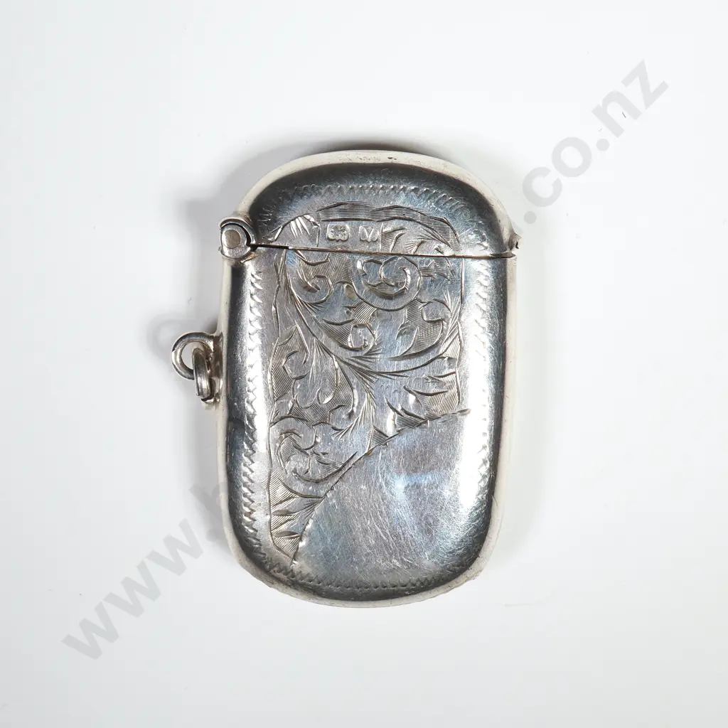 Antique Sterling Silver Vesta Image 1++