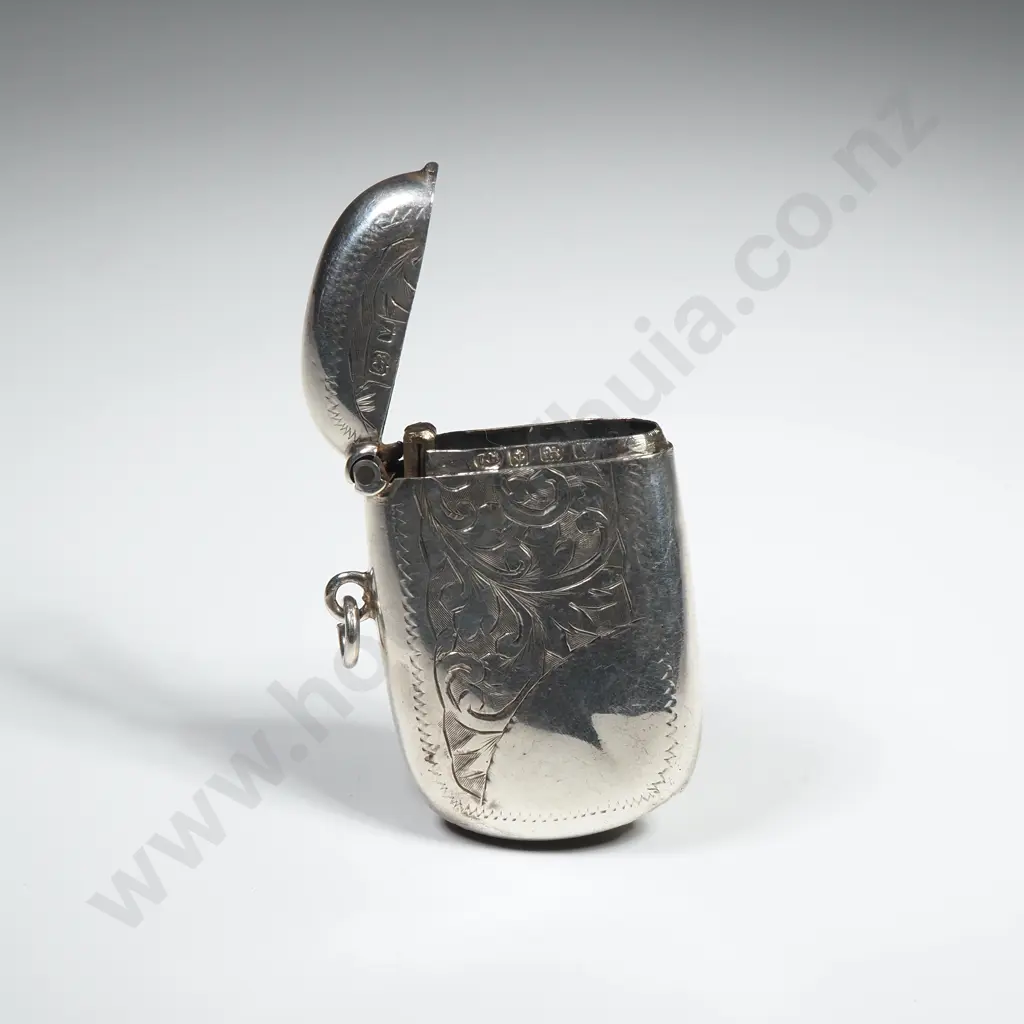 Antique Sterling Silver Vesta Image 1++