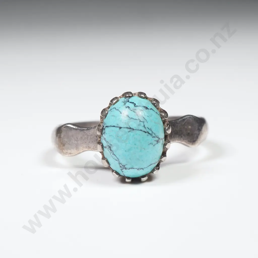 Sterling Silver Turquoise Ring Image 1++