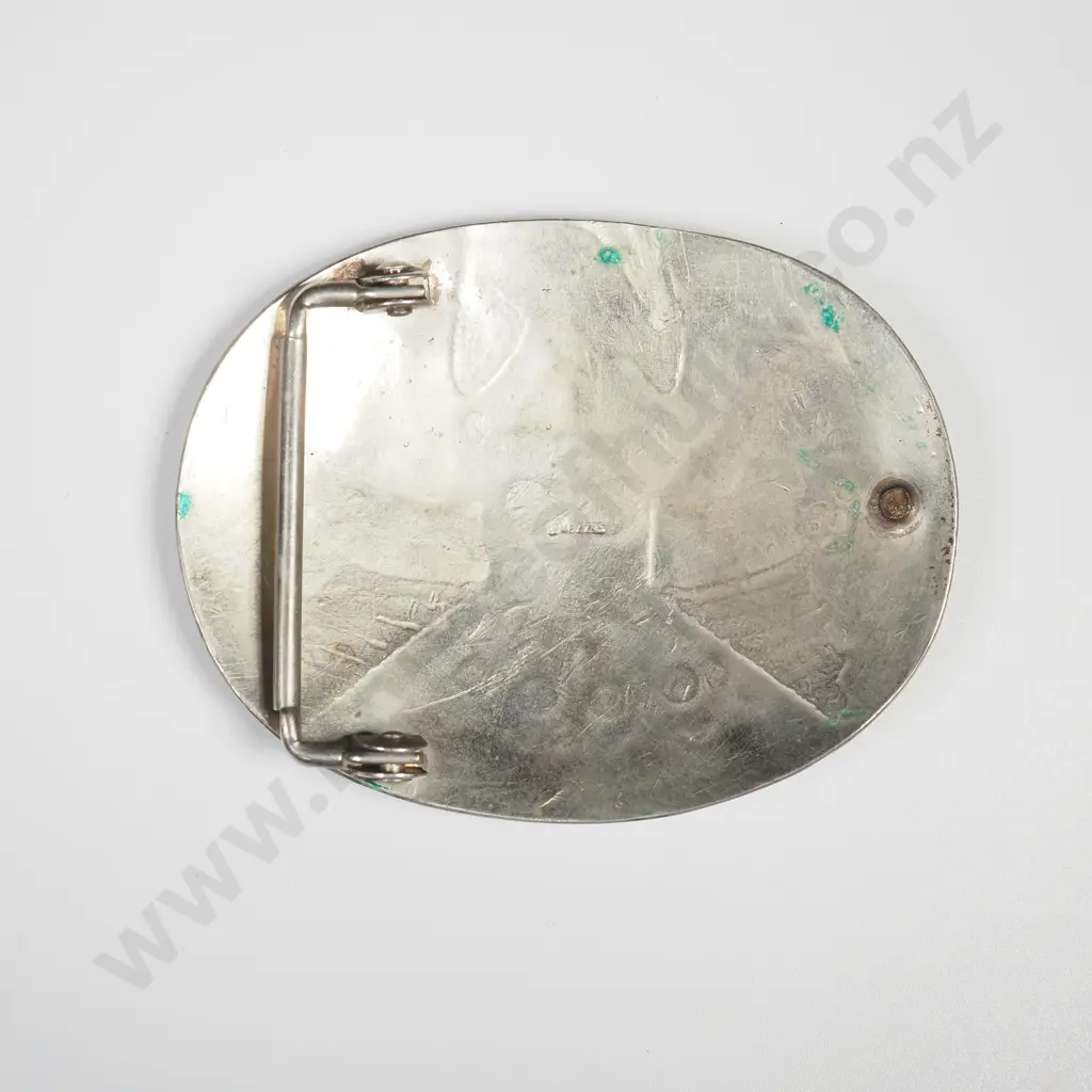 Native American Buckle - Marked J Nezzie Image 1++