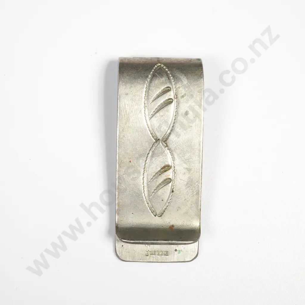 Native American Money Clip - Marked J Nezzie Image 1++
