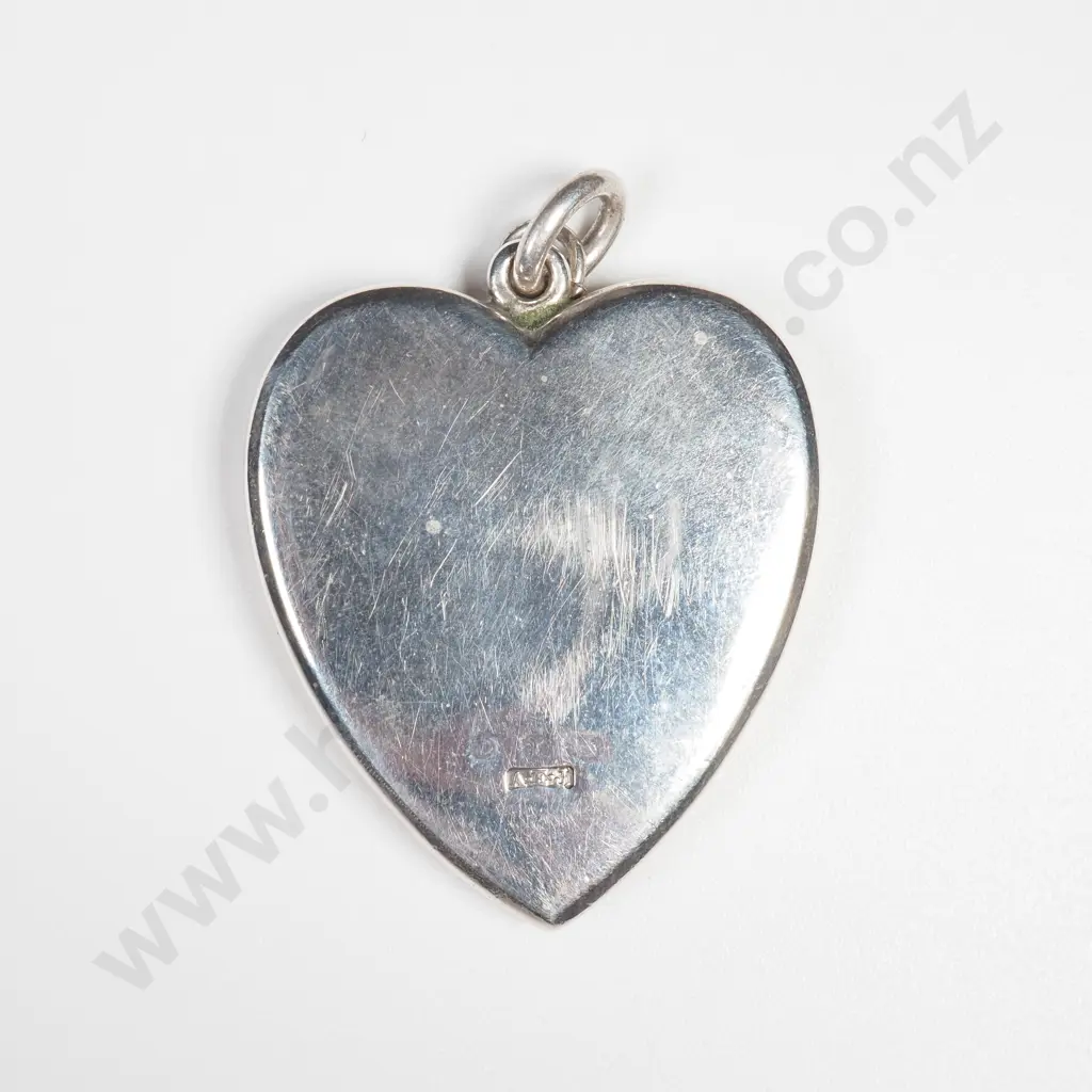 Sterling Silver Heart Pendant Image 1++
