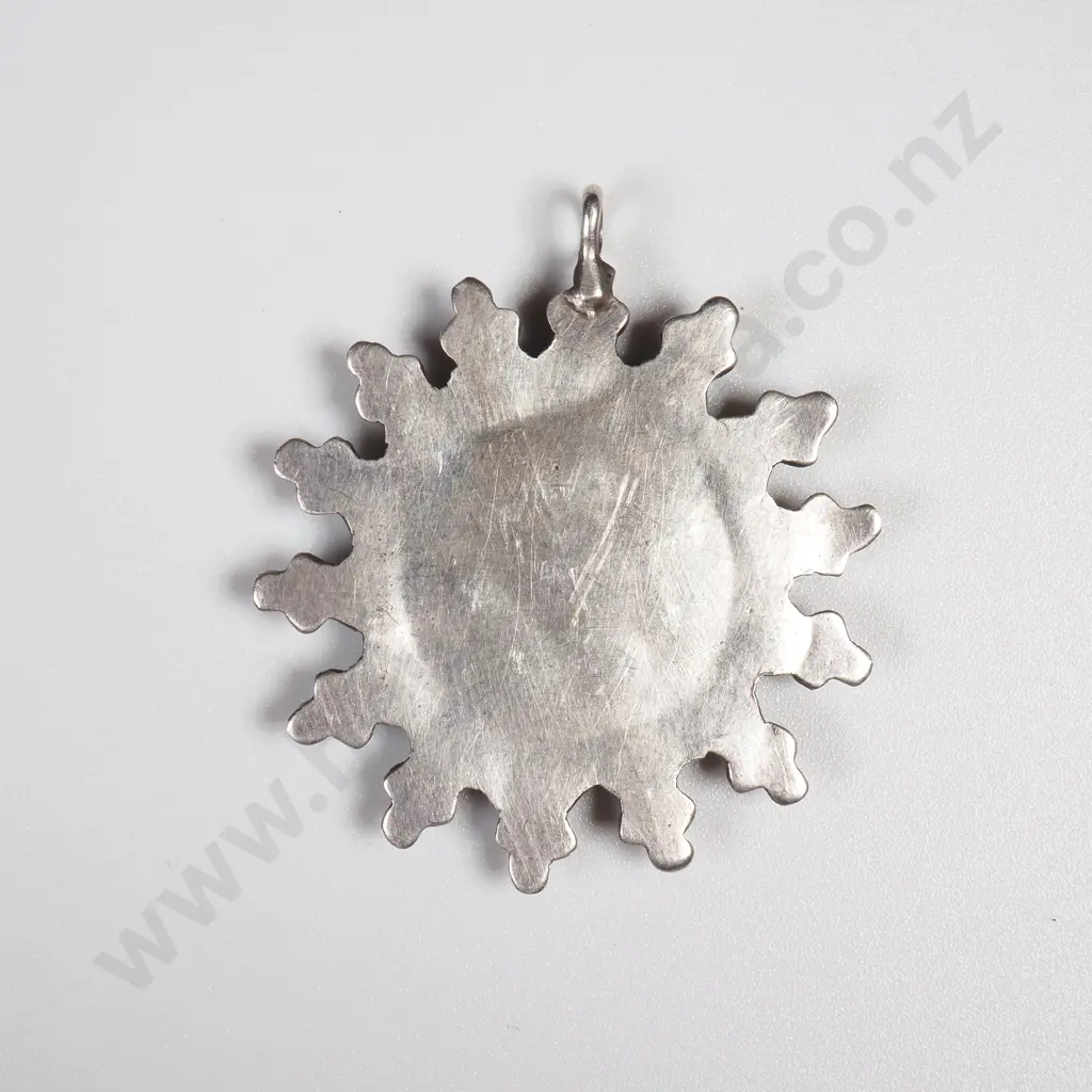 Sterling Silver Turquoise Pendant Image 1++