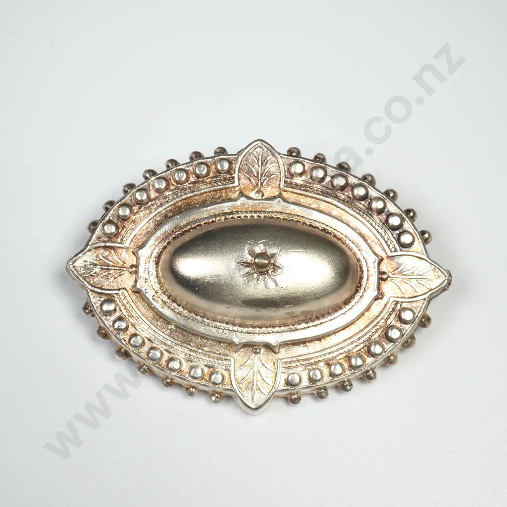 Victorian Sterling Silver Brooch Image 1++