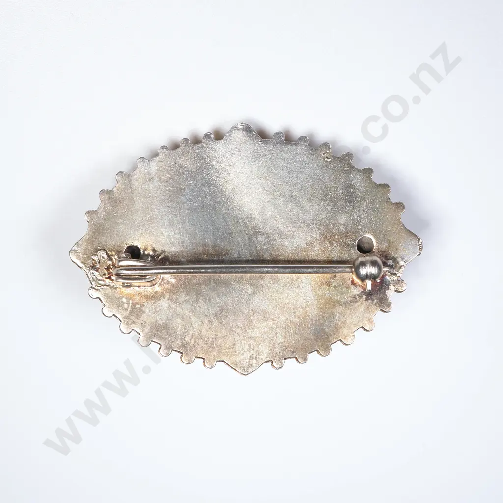 Victorian Sterling Silver Brooch Image 1++