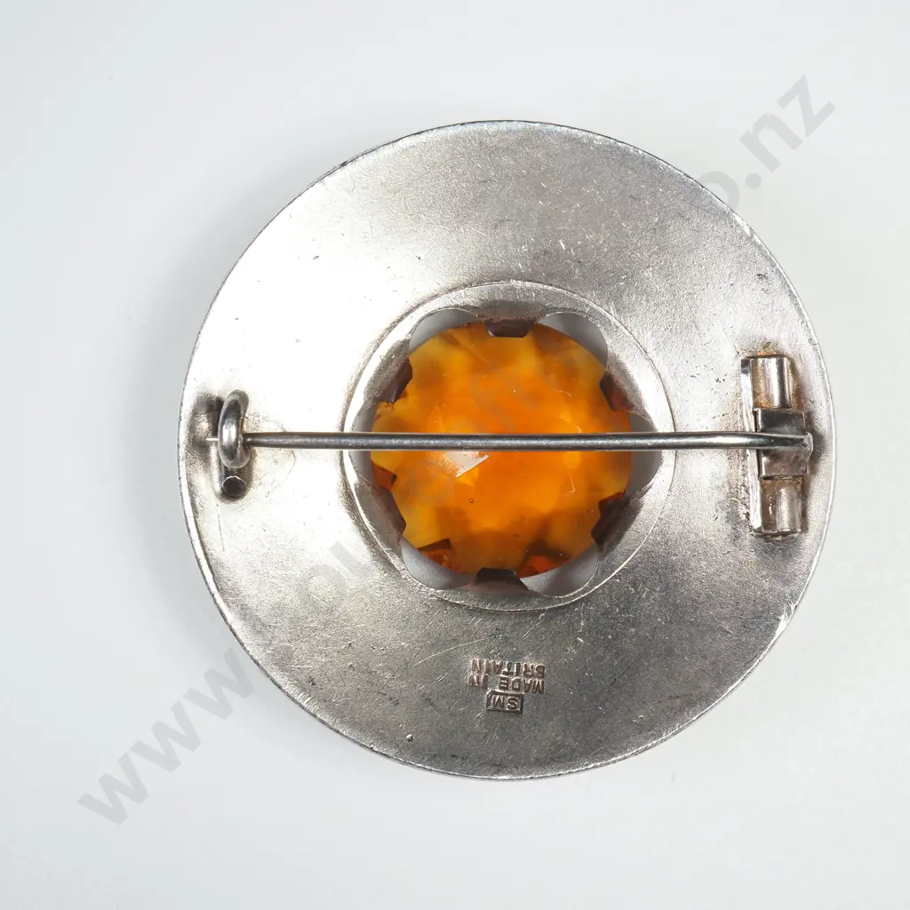 Scottish Pewter Brooch Image 1++