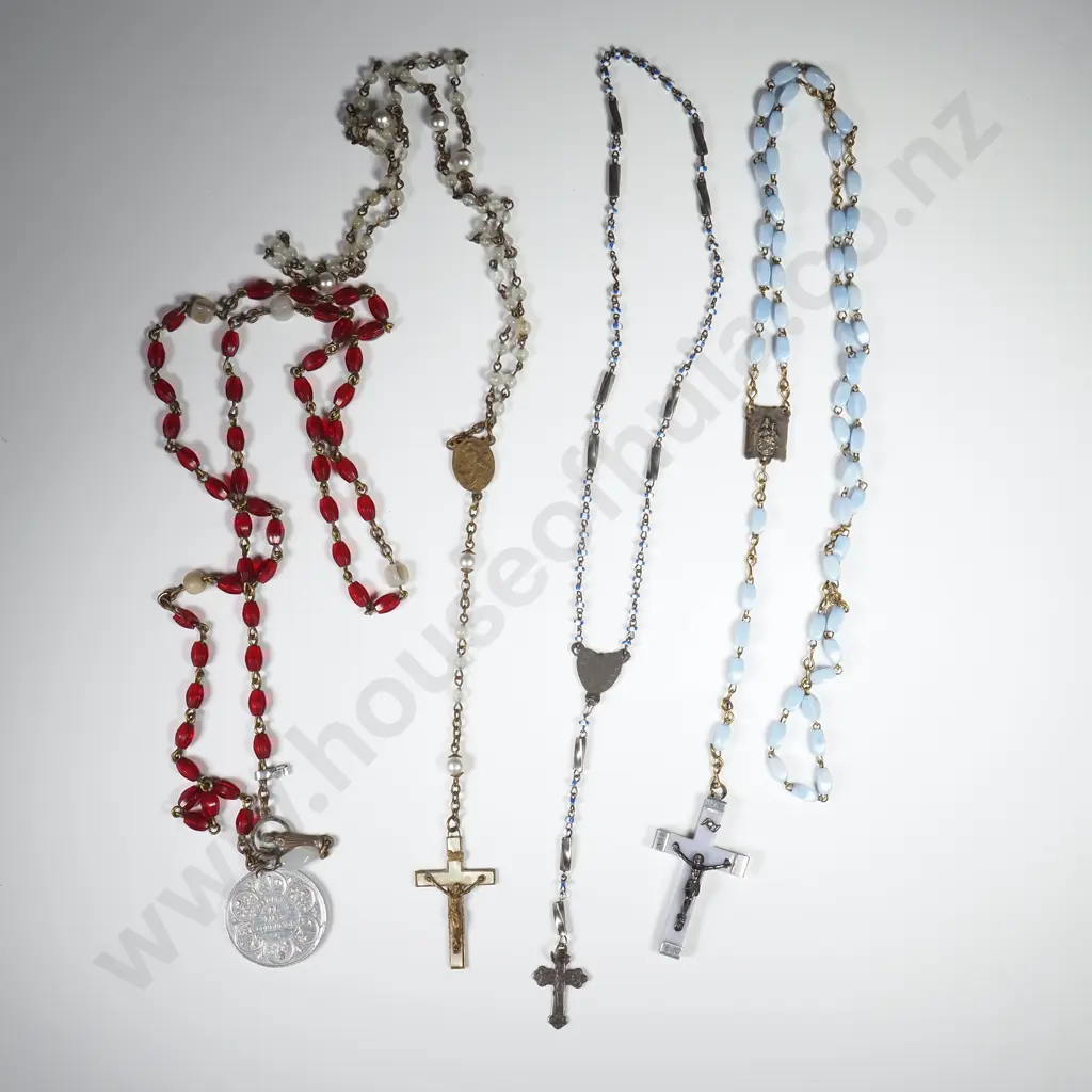 Three Vintage Rosaries Image 1++