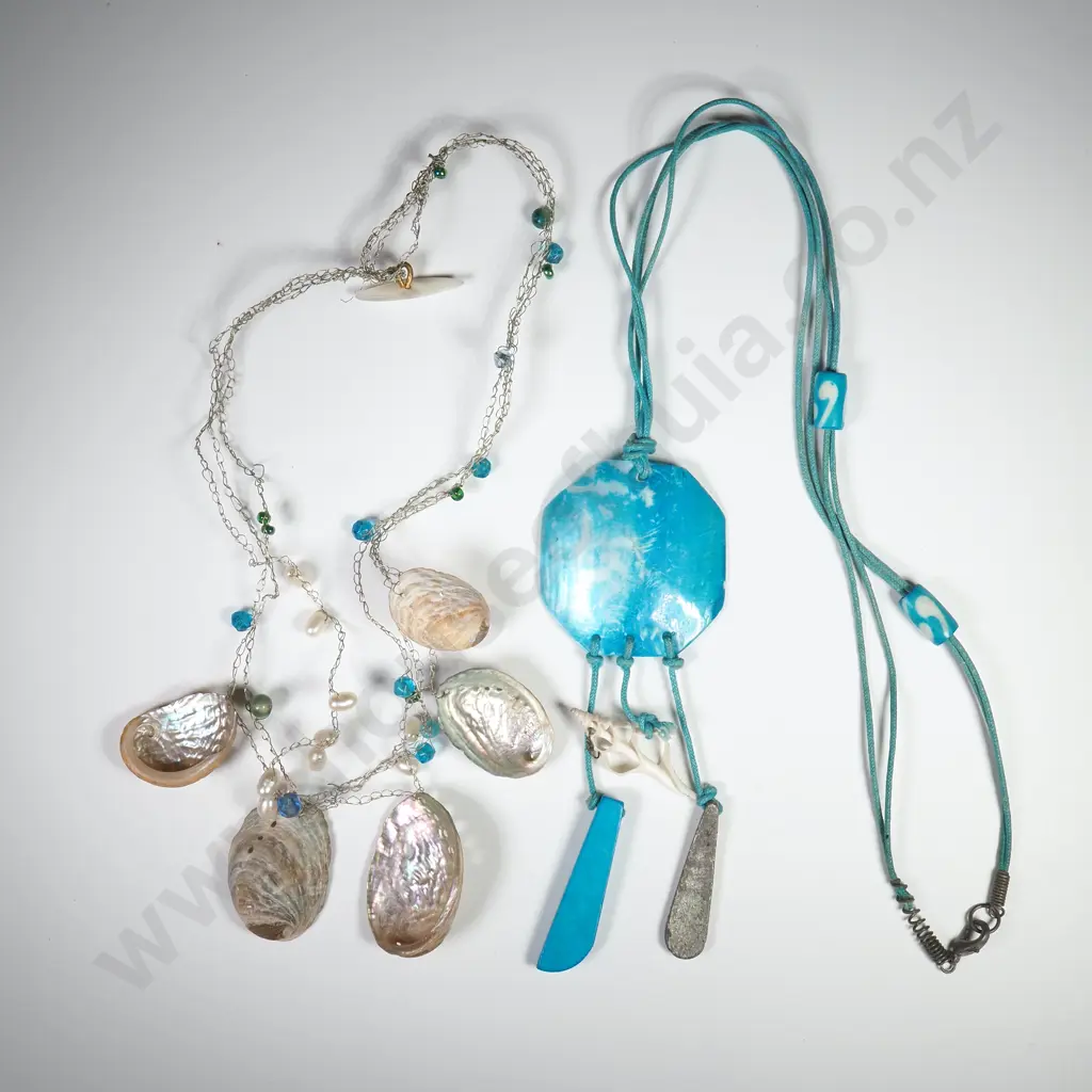 Two Interesting Shell Necklaces Image 1++