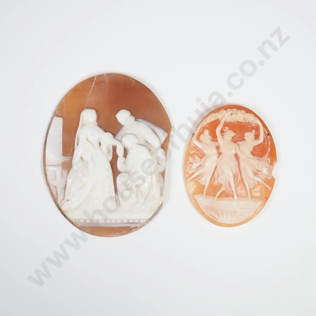 Two Unmounted Cameo Scenes A/F Image 1++