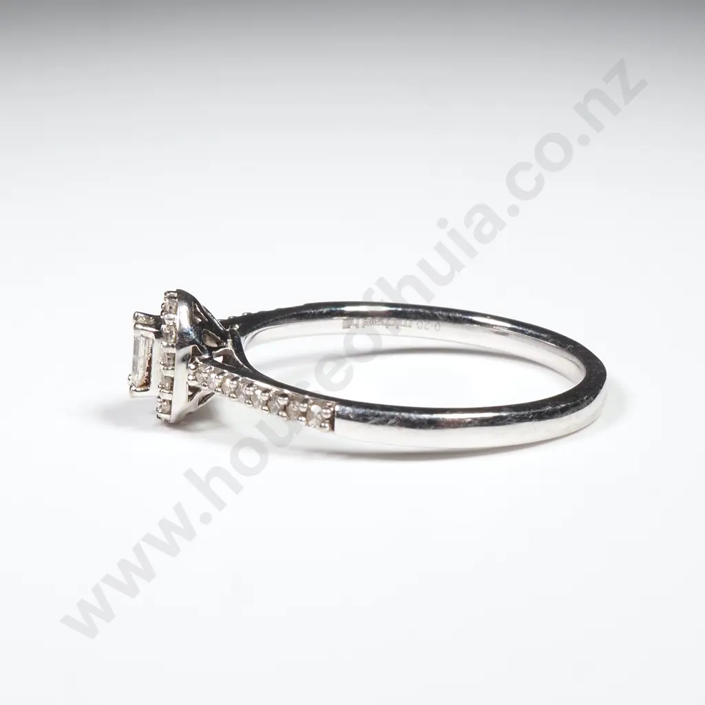 10ct White Gold Diamond Ring by Michael Hill Image 1++