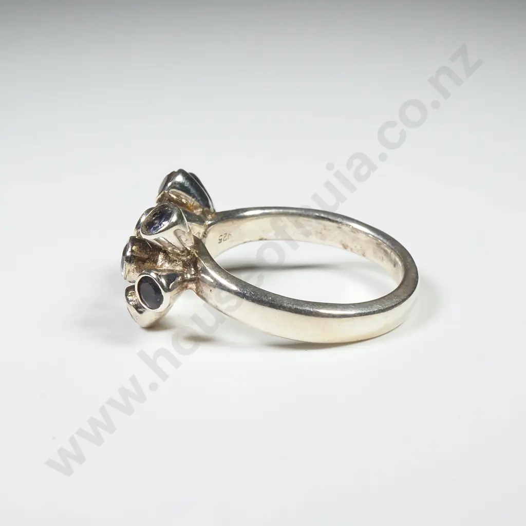 Sterling Silver Iolite Ring Image 1++