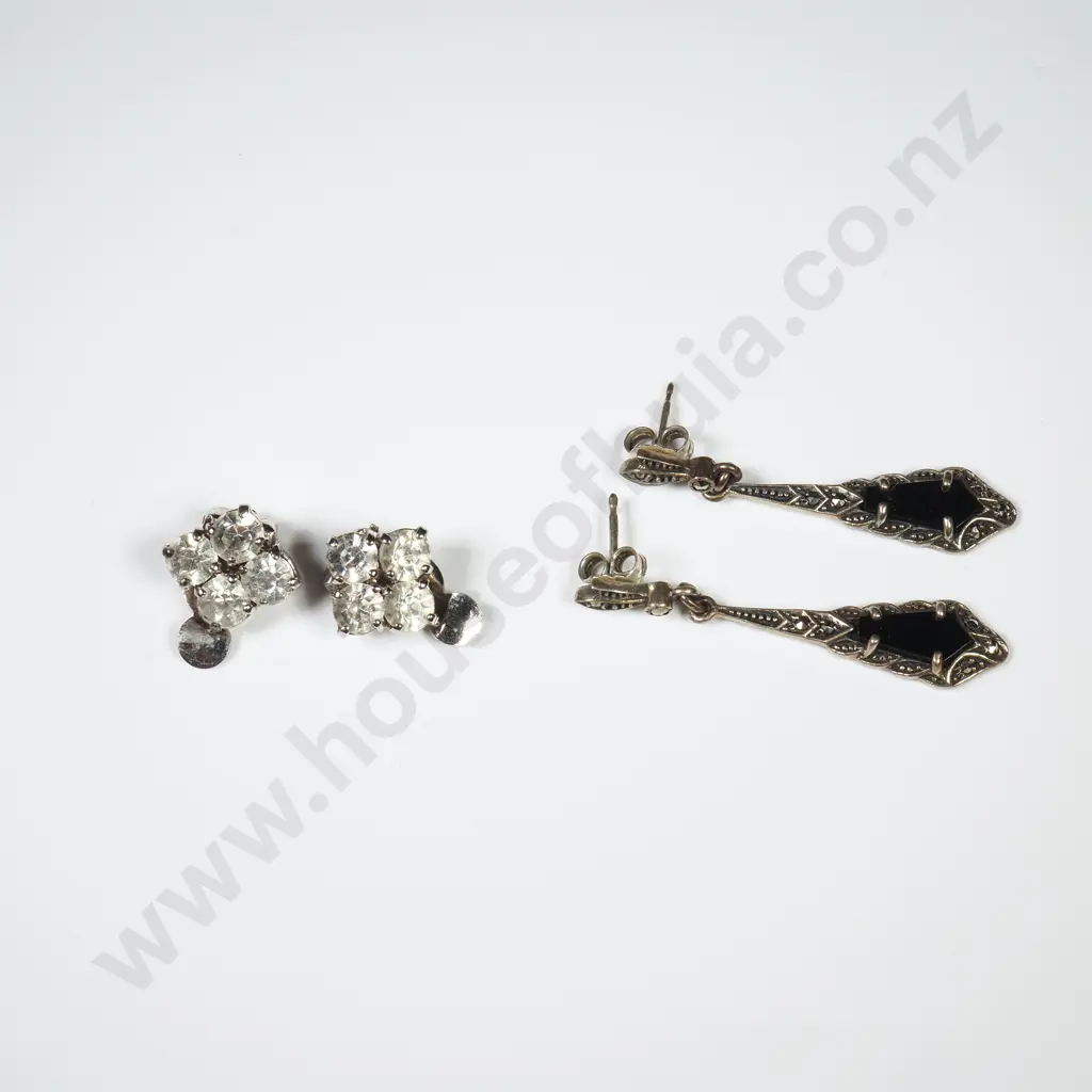 Two Pairs of Earrings - One Sterling Image 1++