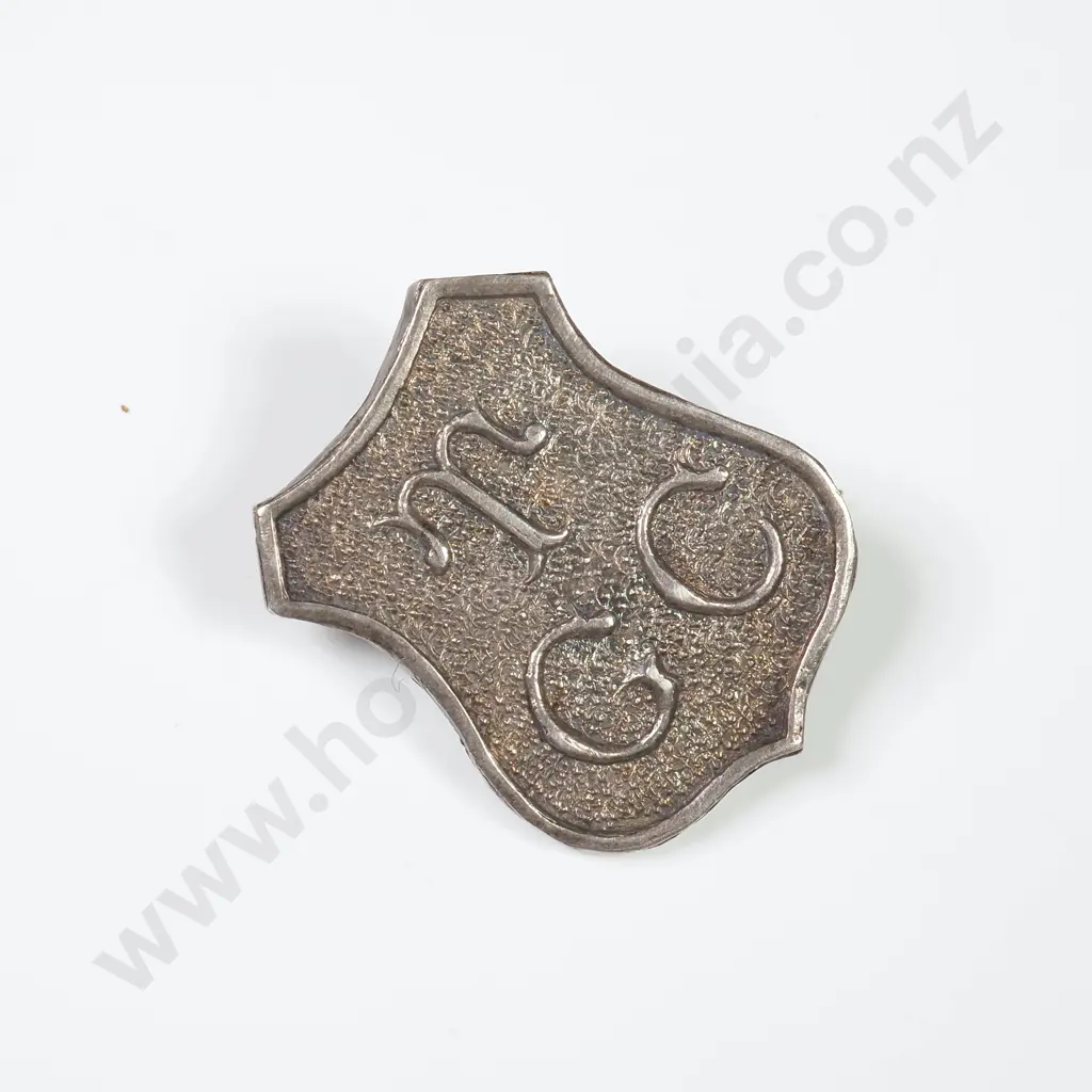 Antique Sterling Silver Badge Image 1++