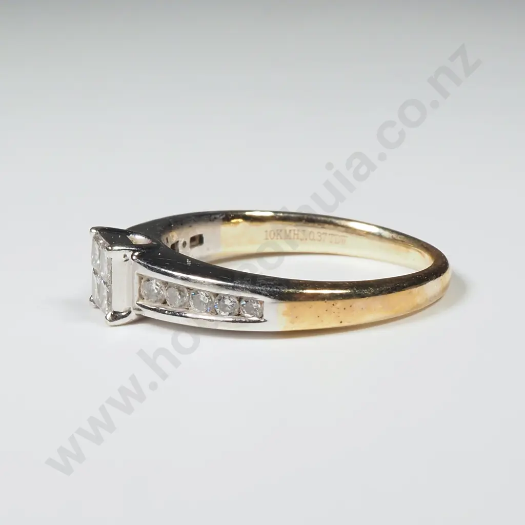 10ct Gold Diamond Ring by Michael Hill Image 1++