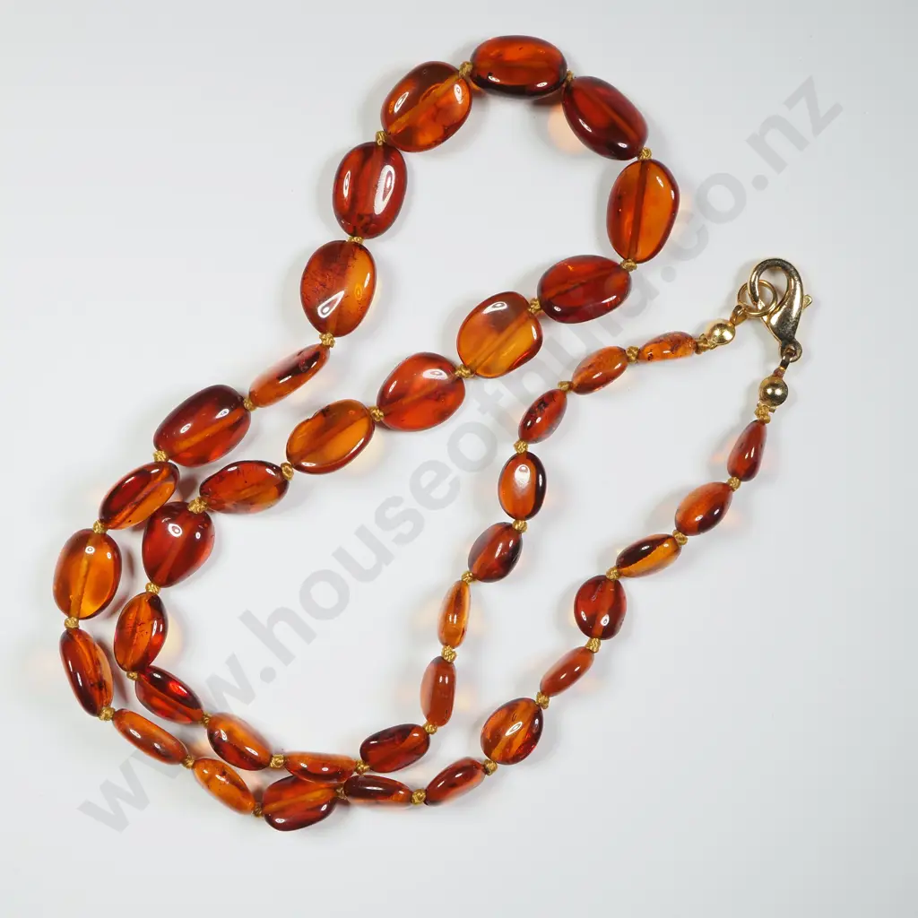 Vintage Amber Necklace Image 1++