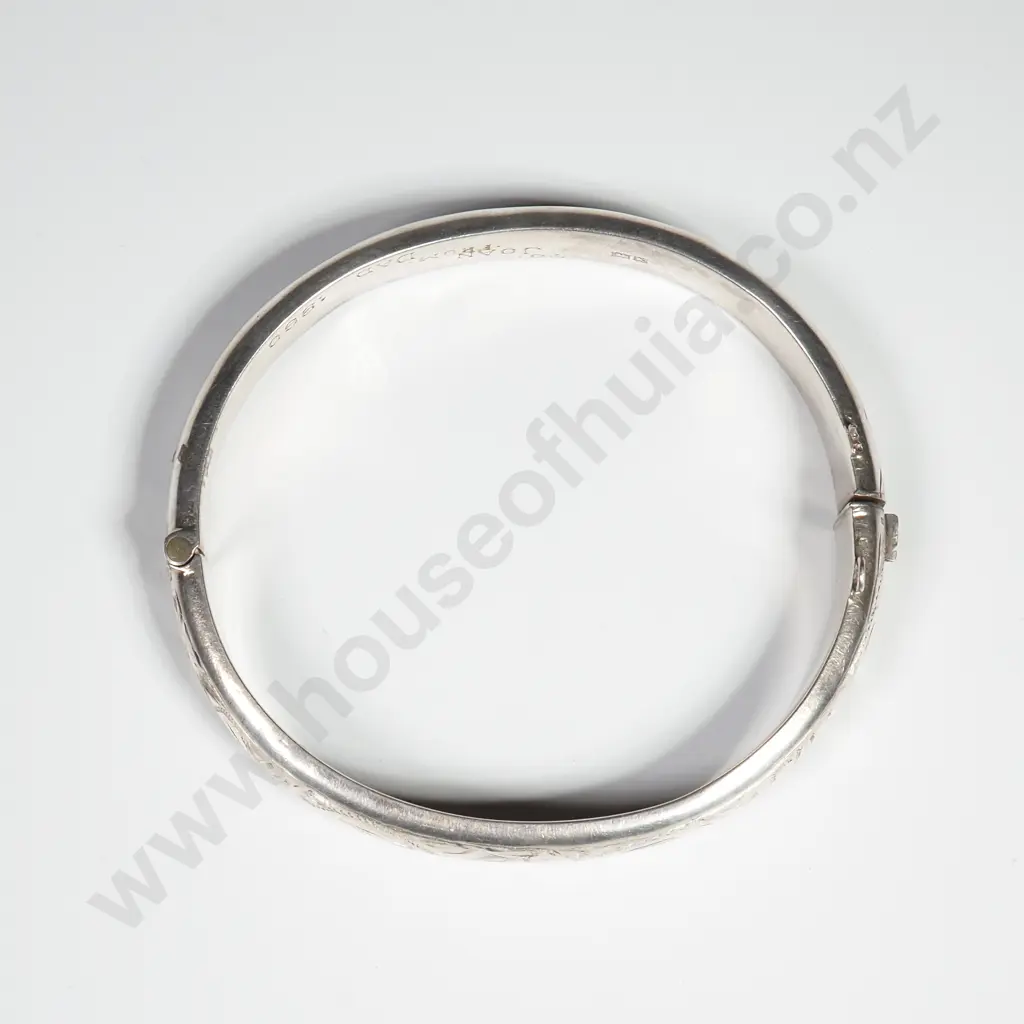 Sterling Silver Hinged Bracelet Image 1++