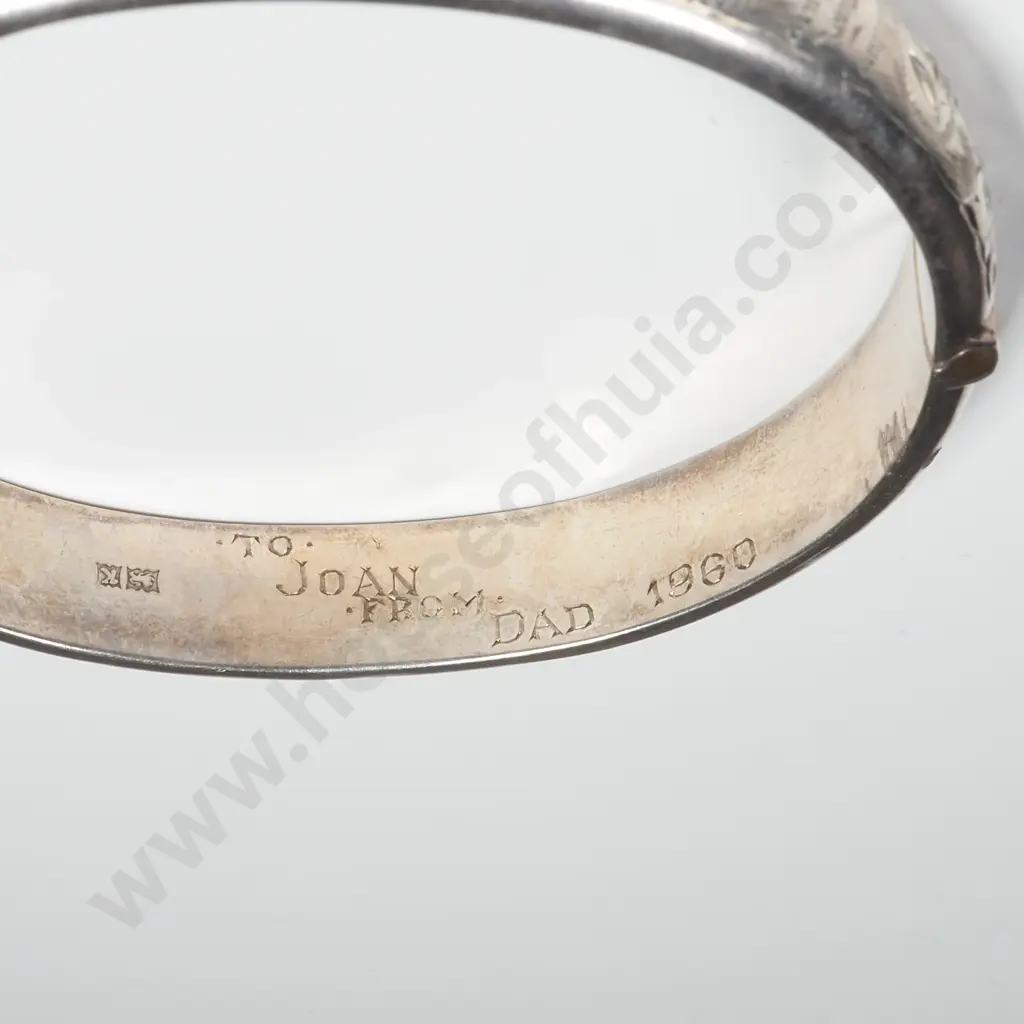Sterling Silver Hinged Bracelet Image 1++
