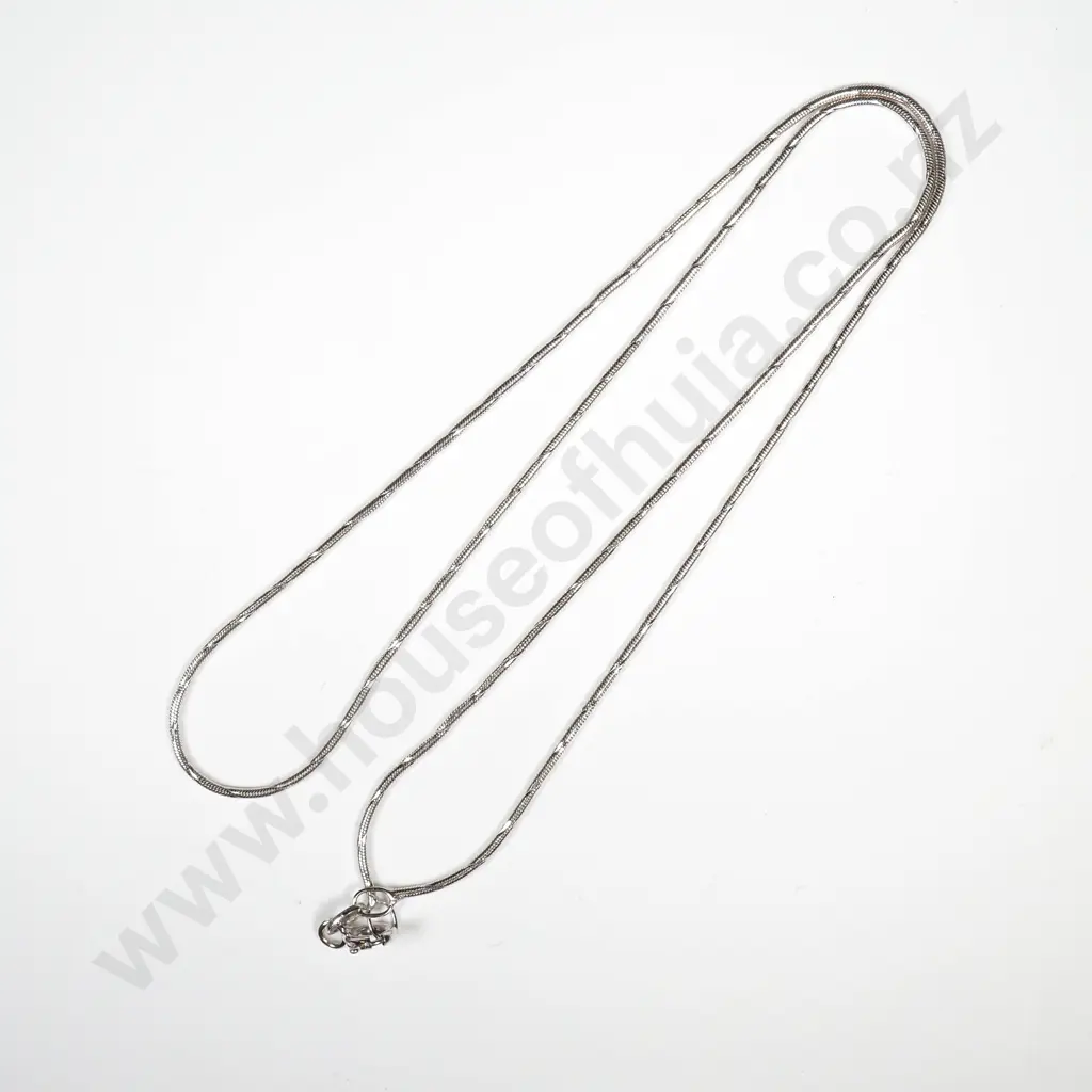 18ct White Gold Chain Image 1++