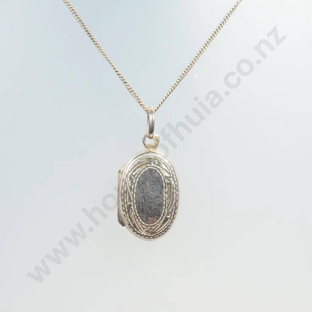 Sterling Silver Locket Image 1++