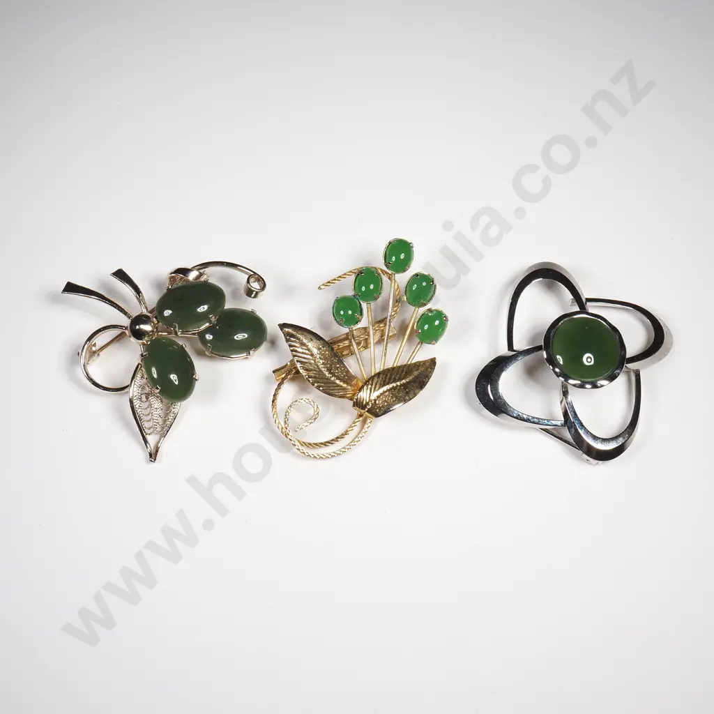 Three Costume Brooches Image 1++