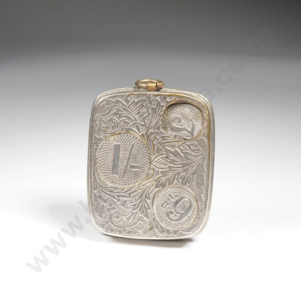Vintage Nickel Coin Holder Image 1++