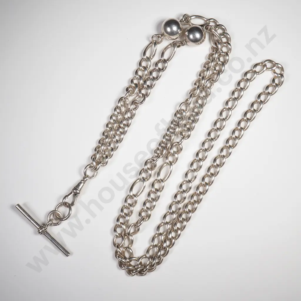 Heavy, Long Sterling Silver Chain Image 1++
