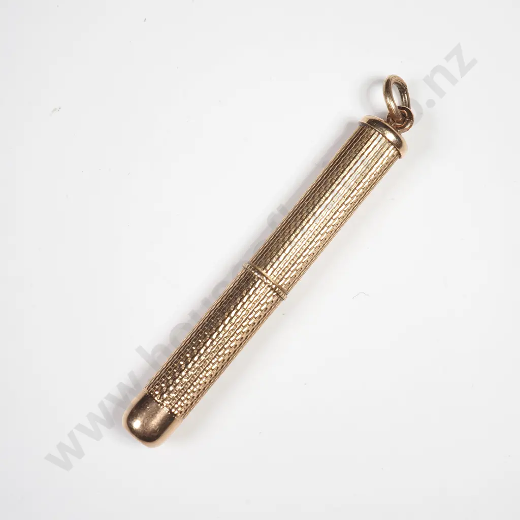 Vintage 9ct Gold Clad Propelling Pick, HM Birmingham 1970 Image 1++