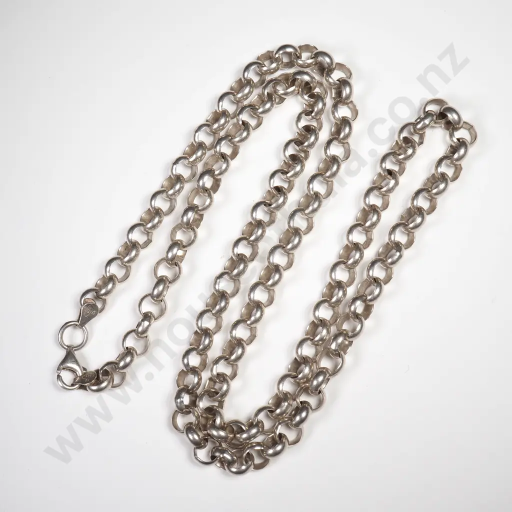 Sterling Silver Belcher Link Chain Image 1++