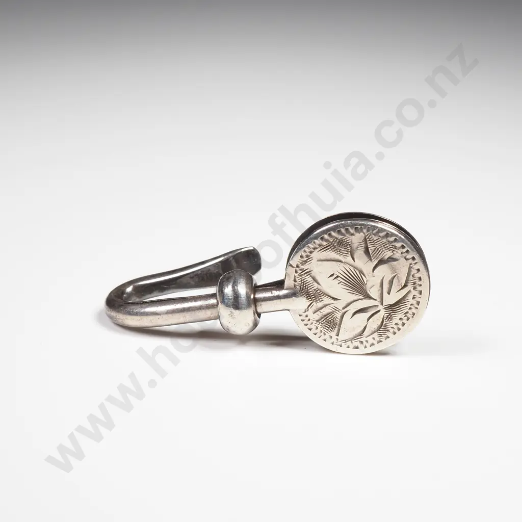 Antique Sterling Silver Napkin Clip Image 1++