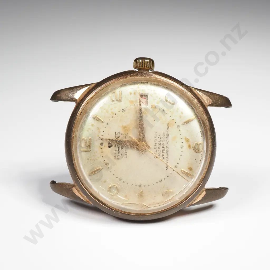 Vintage Rolled Gold Wristwatch Head - Allane - A/F Image 1++