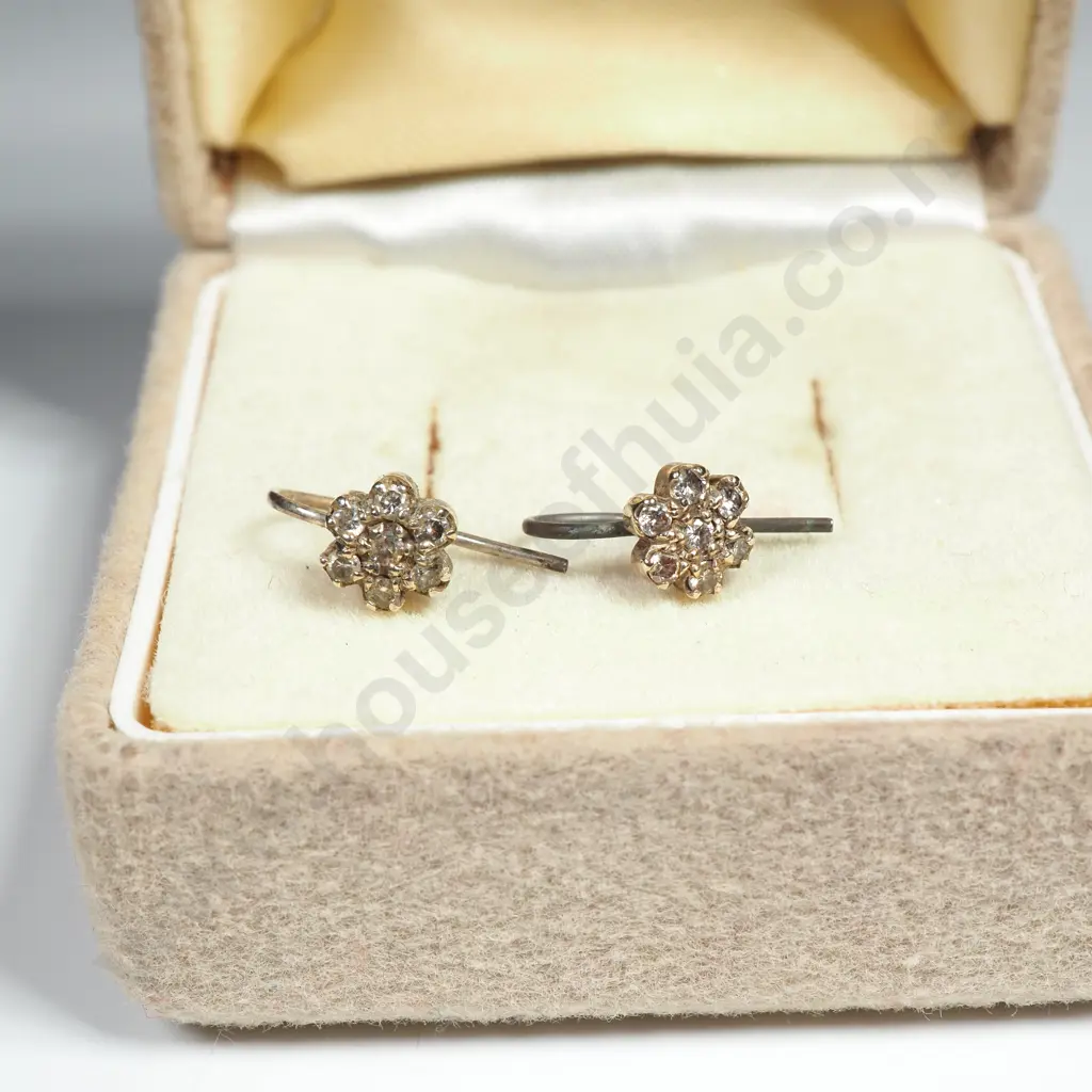 Vintage Cased Stud Earrings Image 1++