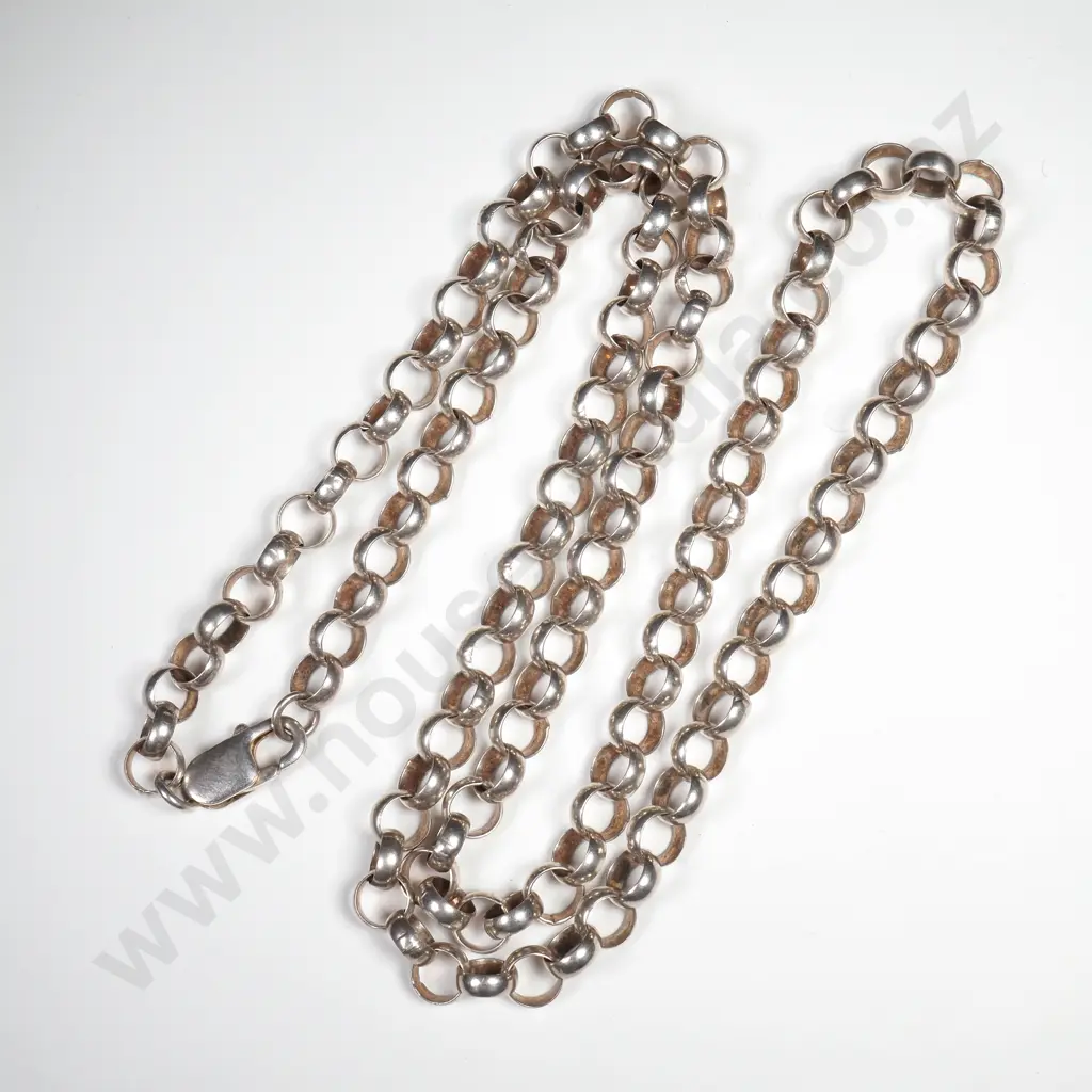 Sterling Silver Belcher Link Chain Image 1++