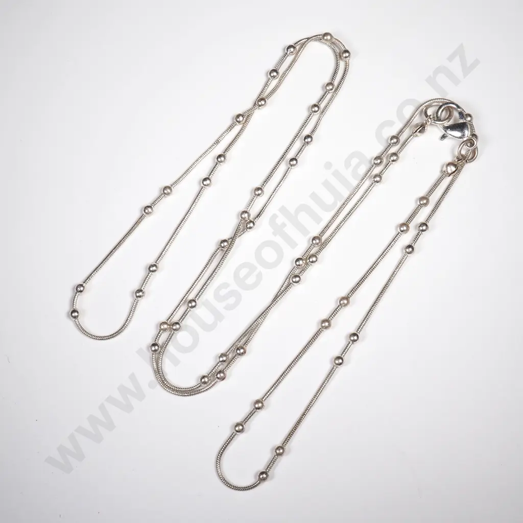 Long Sterling Silver Chain Image 1++