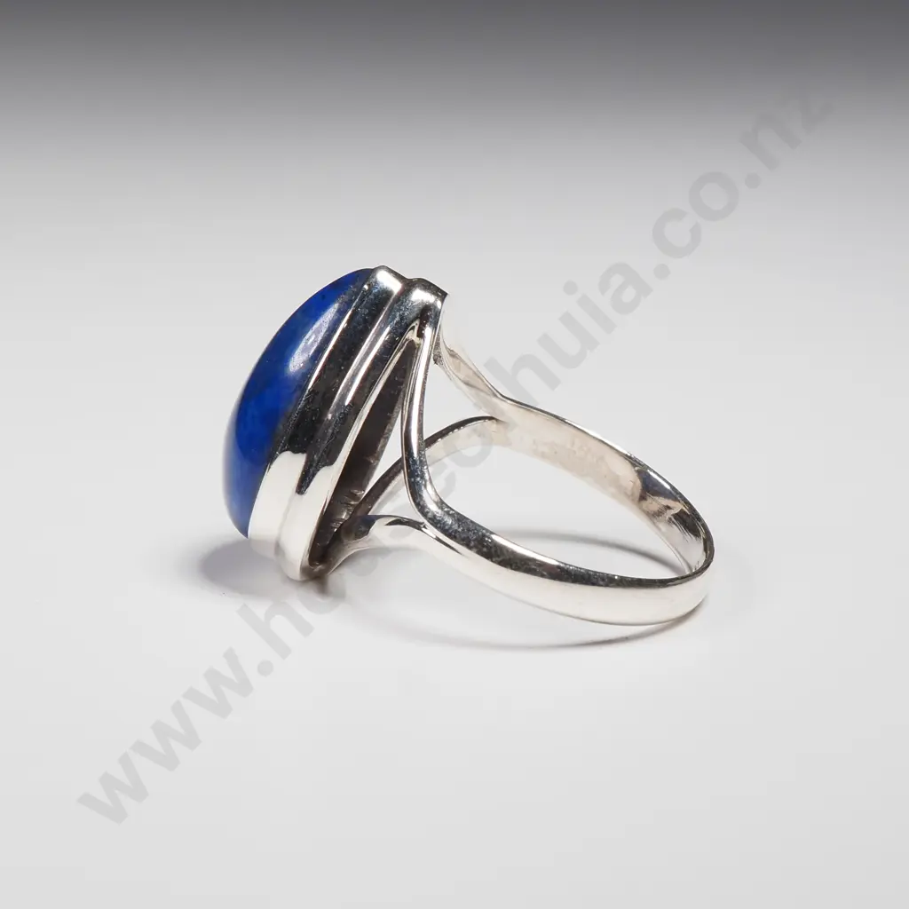 Sterling Silver Lapis Lazuli Ring Image 1++