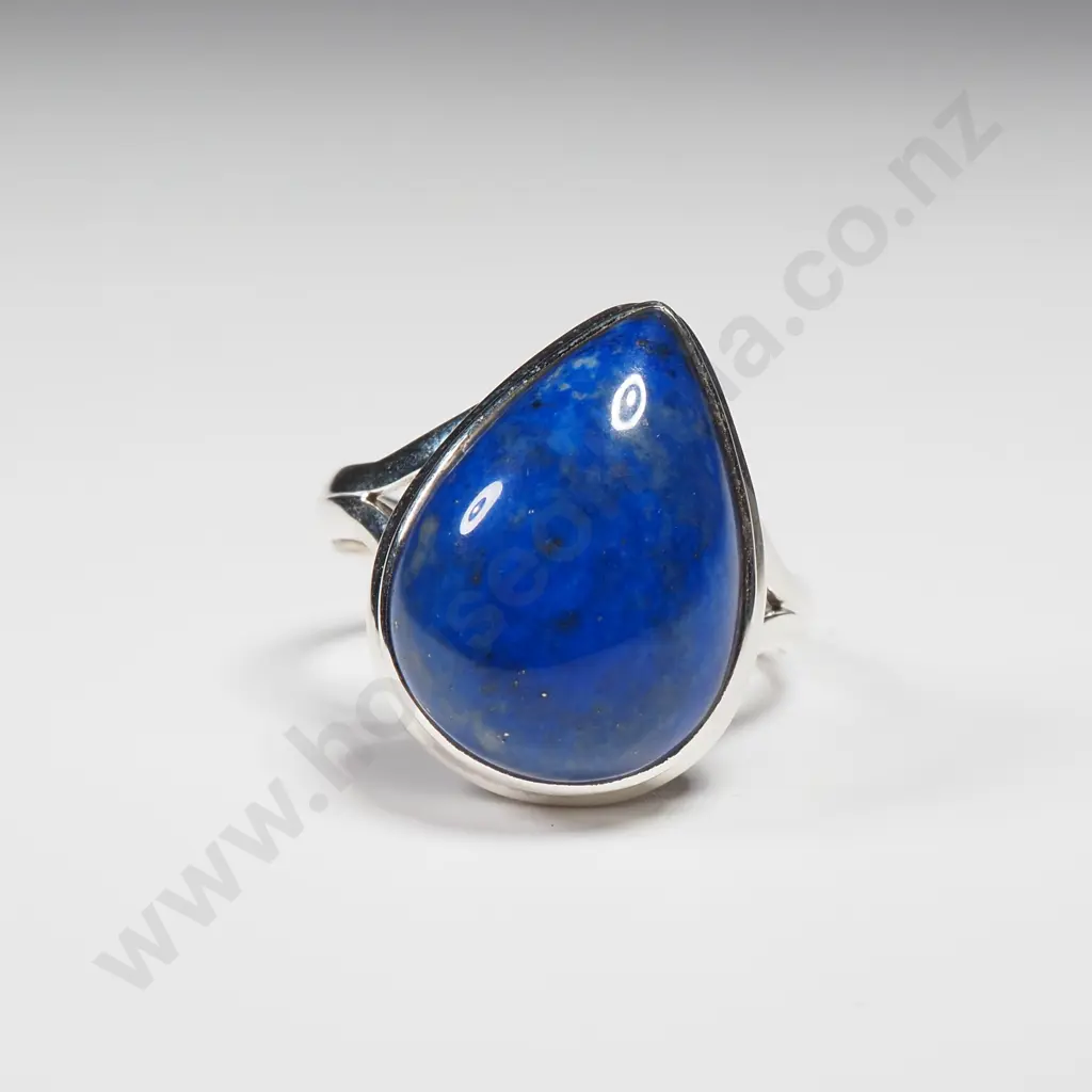 Sterling Silver Lapis Lazuli Ring Image 1++