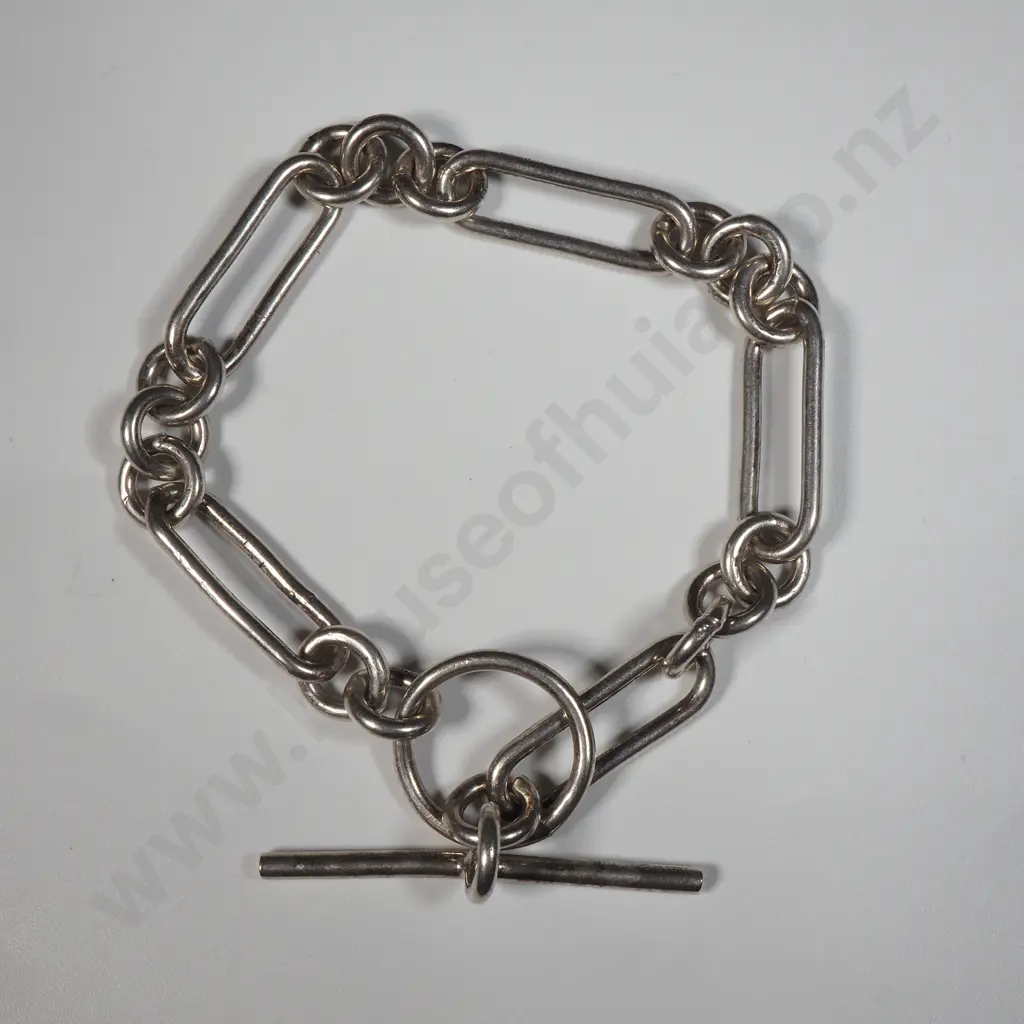 Sterling Silver Paper Link Bracelet Image 1++