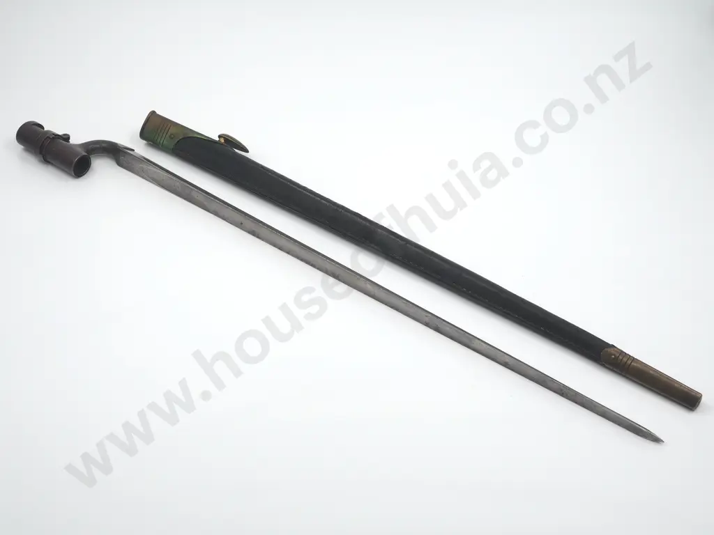 Pattern 1876 Socket Bayonet for the Martini Henry Rifle.   Image 1++