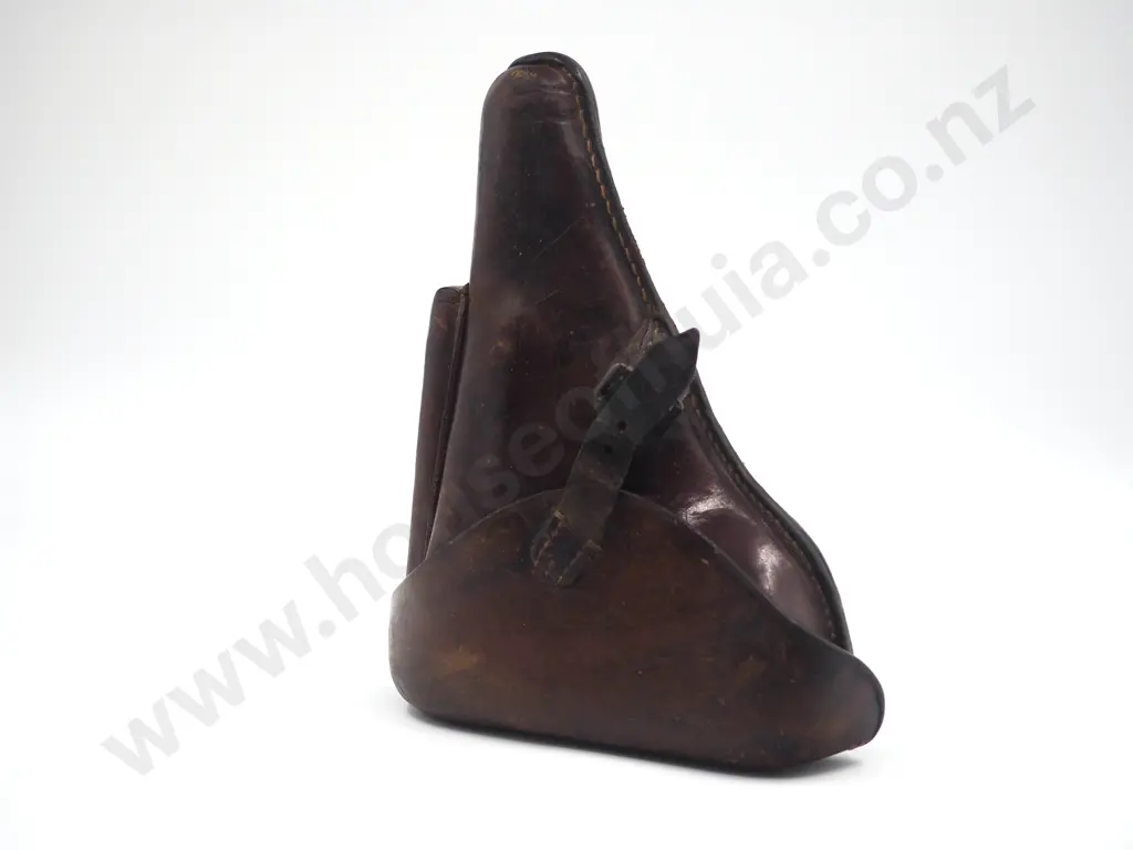 WW1 German 1916 PO8 Hard Shell Leather Luger Holster Image 1++
