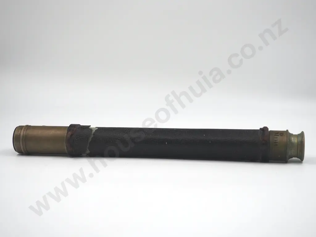 WW1 German Telescope by Emil Busch, of A.G. Rathnow A/F: Leather Damaged. Image 1++