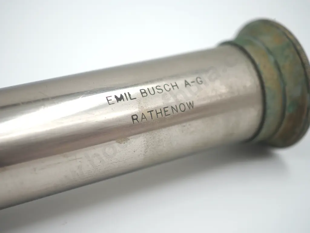 WW1 German Telescope by Emil Busch, of A.G. Rathnow A/F: Leather Damaged. Image 1++