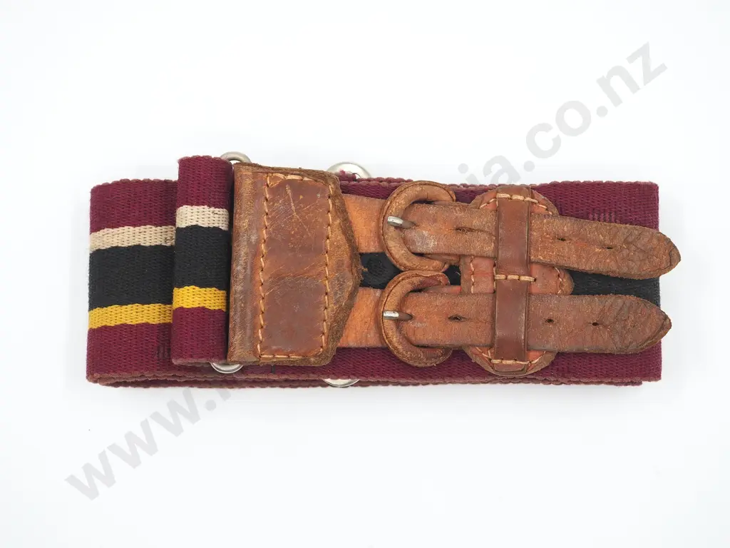 7th Battalion (Wellington (City of Wellingtons Own) Hawkes Bay) NZIR Regimental Belt  Image 1++