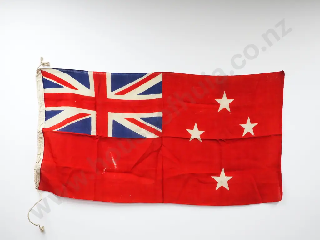 WW2 Merchant Marine New Zealand Union Jack Flag: Some Mothing Image 1++