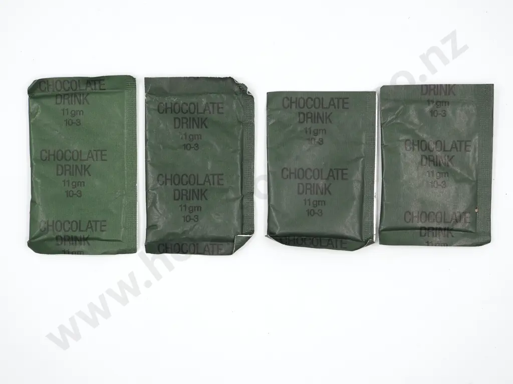 Four Vietnam War Era Chocolate Drink Rations Image 1++
