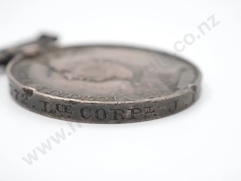 Afghanistan 1878-80 Medal, no clasp (772 L/Cpl. J. Pate. 2/15th. Foot) Image 1++