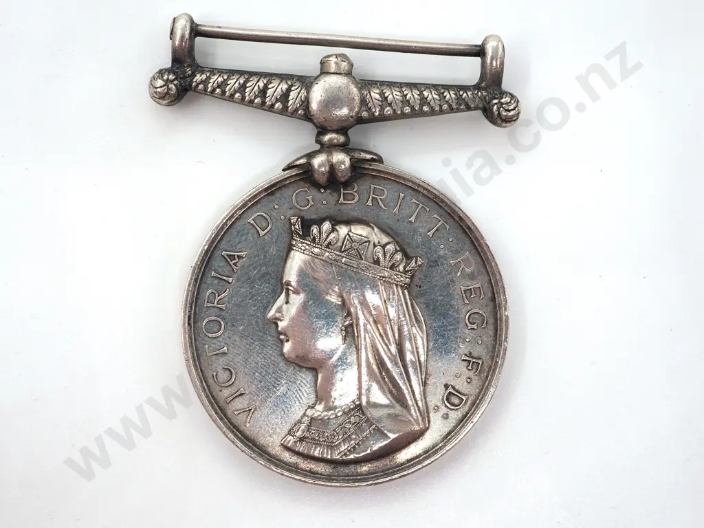 NZ War Medal (Undated) - George Tatton, Taranaki Volunteers Image 1++
