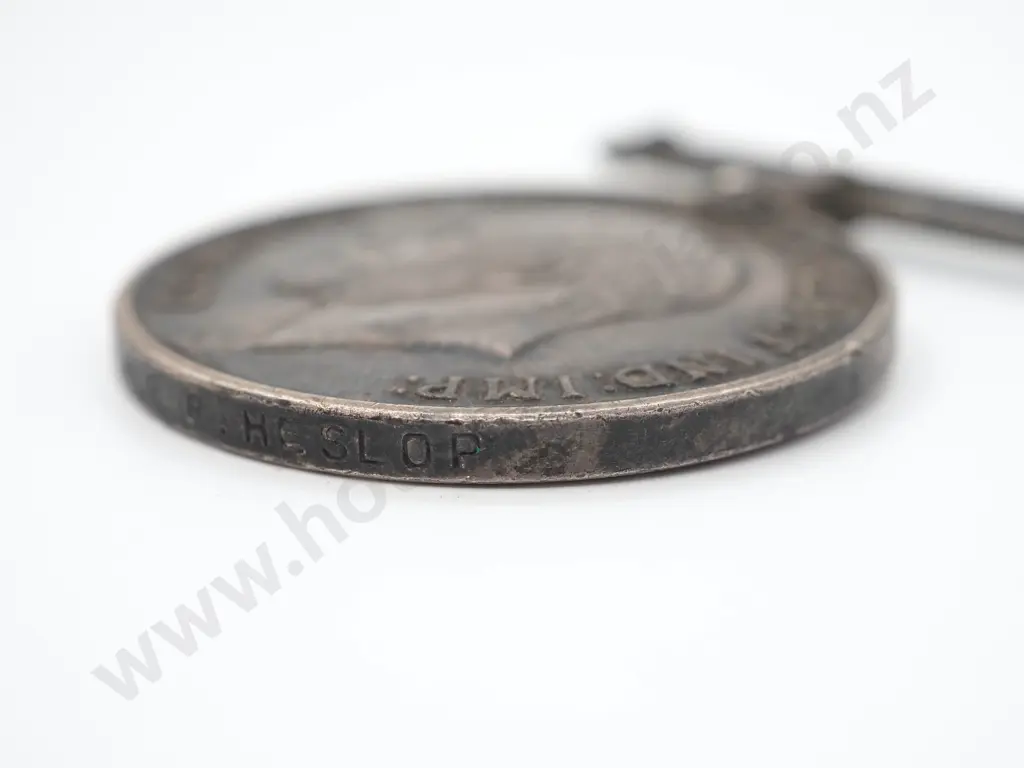British War Medal - Arthur Heslop, UK Mercantile Marine Image 1++