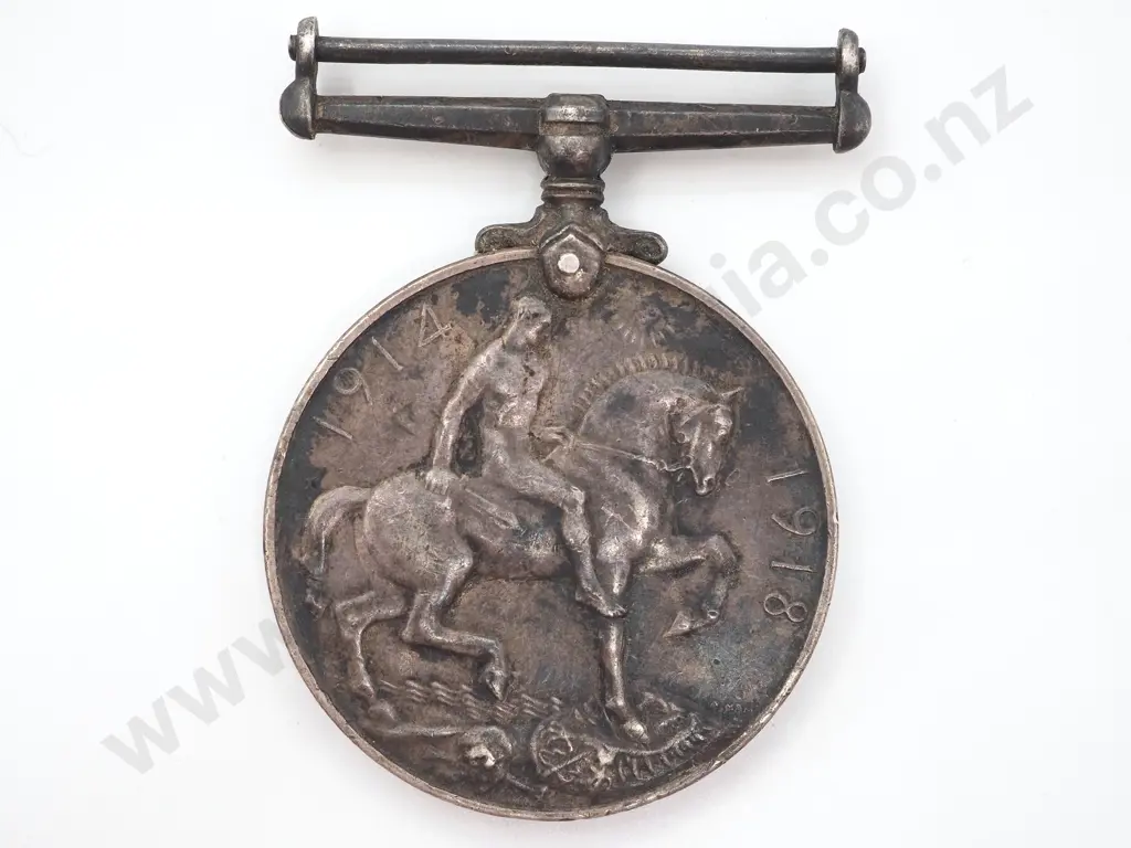 British War Medal - Arthur Heslop, UK Mercantile Marine Image 1++