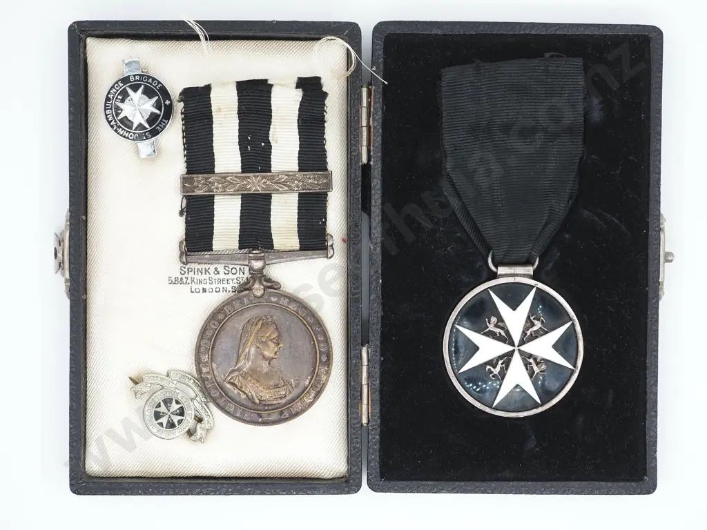 SB and Service Medal of St. John - Ernest Victor Hughes Image 1++