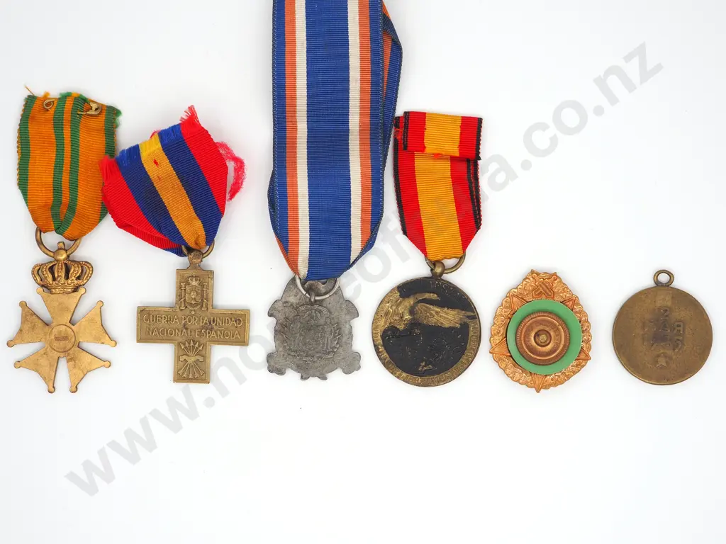 Five European Medals & One Badge Image 1++