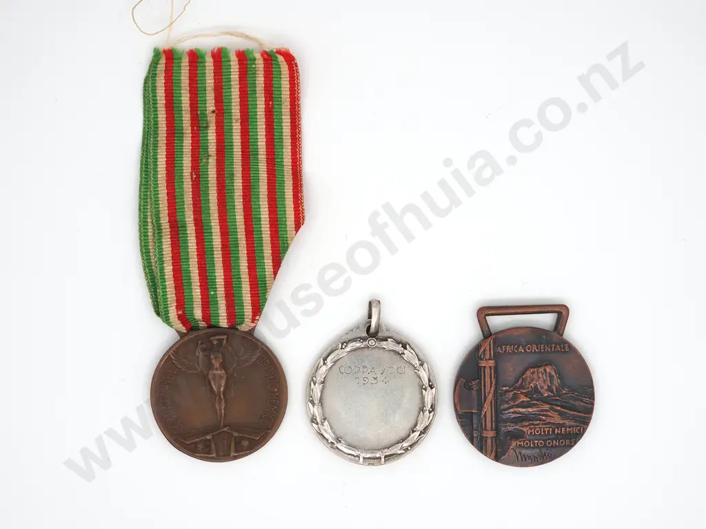 Three World War Two Period Italian Medals Image 1++